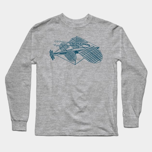 Early plane sketch Long Sleeve T-Shirt by UniqueDesignsCo